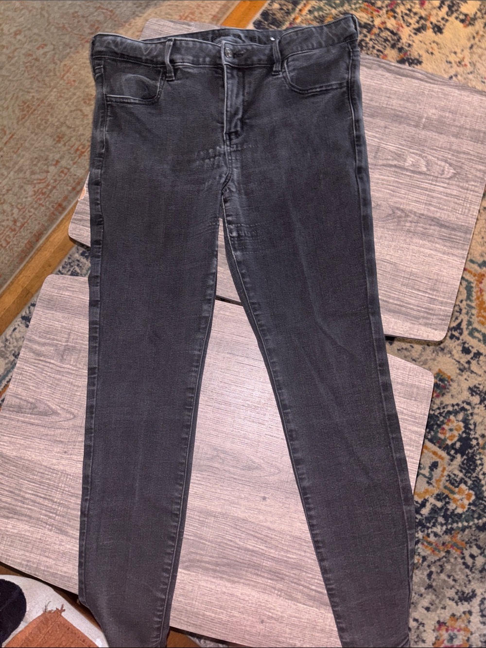 American Eagle Outfitters Charcoal Stretch Jeggings